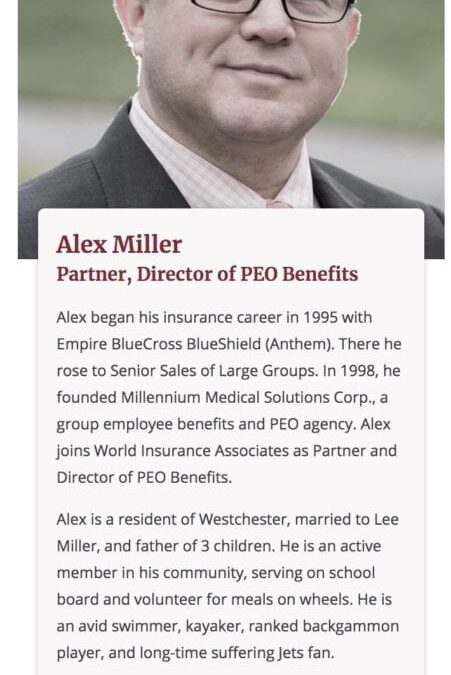 World Insurance Associates Acquires Millennium Medical Solutions Corp. of New York